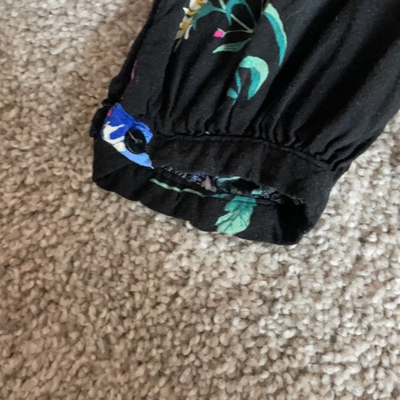 Long Sleeve Muti Colored Flower Shirt - Picture 2 of 2